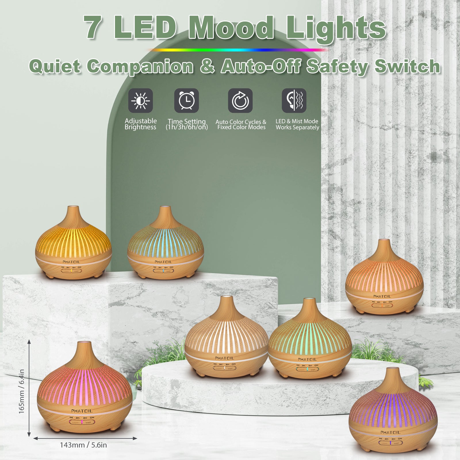 Diffuser Aroma | Essential Oils Diffuser | PHATOIL