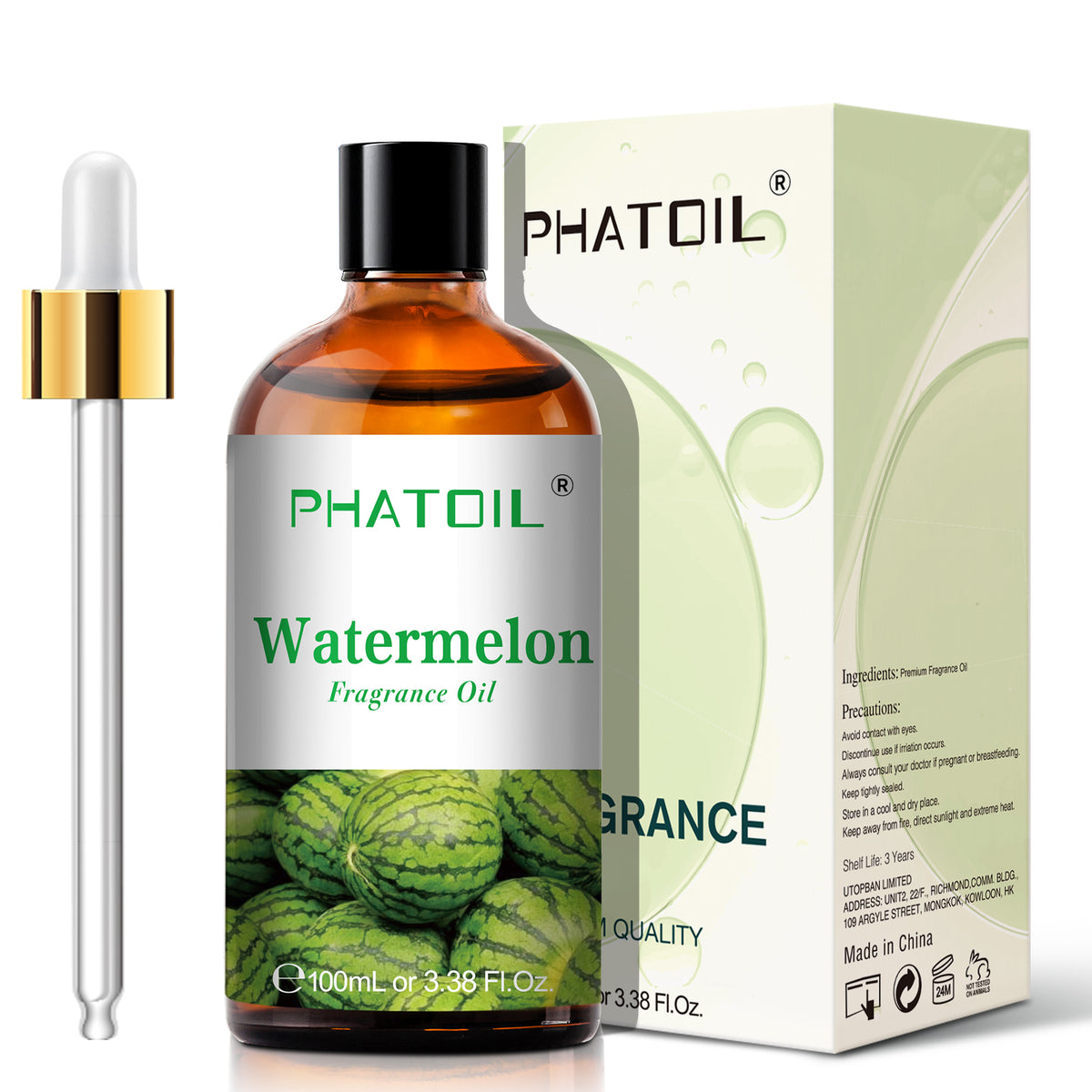 Watermelon Fragrance Oil-3.38Oz-Package-PHATOIL