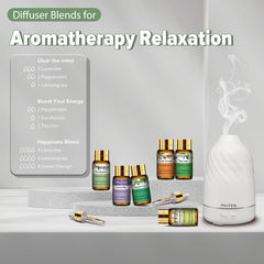 Ultrasonic Aromatherapy Diffuser with Essential Oil Set