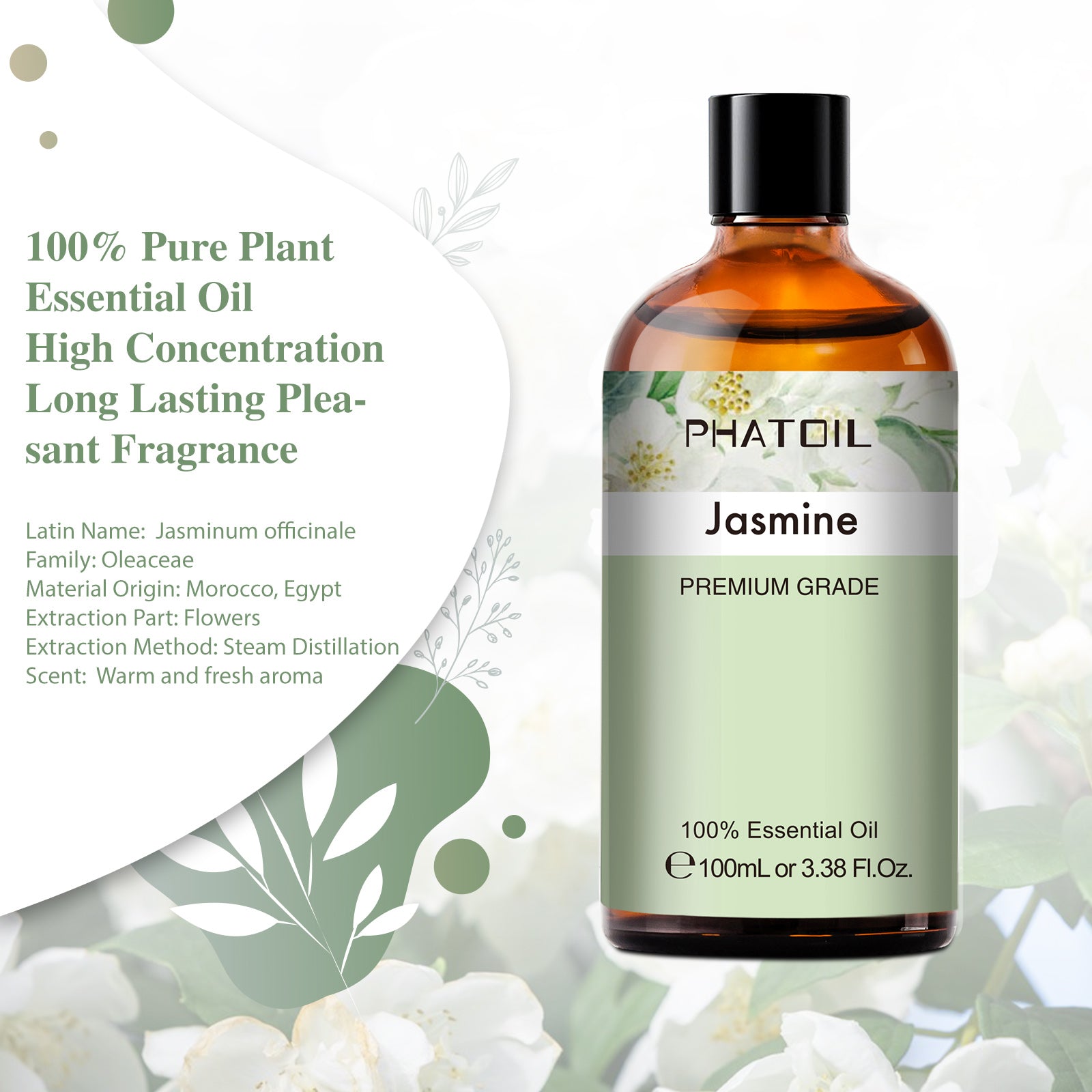 Usbaby 　HUILE DE JASMIN  フェイシャルオイル Jasmine Infused Face Oil 50 ML — Cole Beaute Skincare