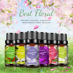 Best Floral Fragrance Oil Set-6×0.33Oz-Bottle-PHATOIL