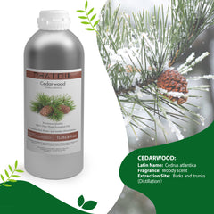 100% Cedarwood Essential Oil-33.8Oz-Bottle-PHATOIL