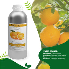 100% Sweet Orange Essential Oil-33.8Oz-Product Information-PHATOIL