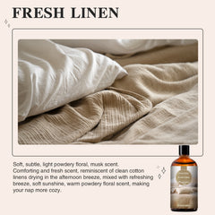 PHATOIL Fresh Linen Fragrance Oils for Aromatherapy, Diffuser, Relaxation, Yoga, Skin Care, DIY Candle and Soap Making, 3.38 fl oz
