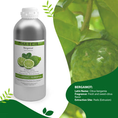 100% Bergamot Essential Oil-33.8Oz-Product Information-PHATOIL