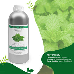 100% Peppermint Essential Oil-33.8Oz-Product Information-PHATOIL