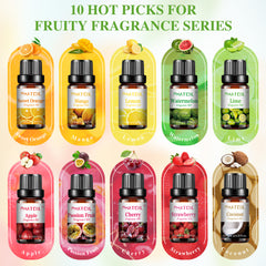 Fruity Scent Fragrance Oil Set 10-Piece Gift Box