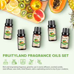 【NEW】Fruity Fragrance Oil Set 10Pcs x 10ML Gift Box