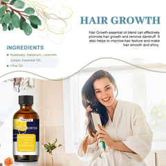 Essential Oil Blend - Hair Growth-2.02Oz-Benifit-PHATOI