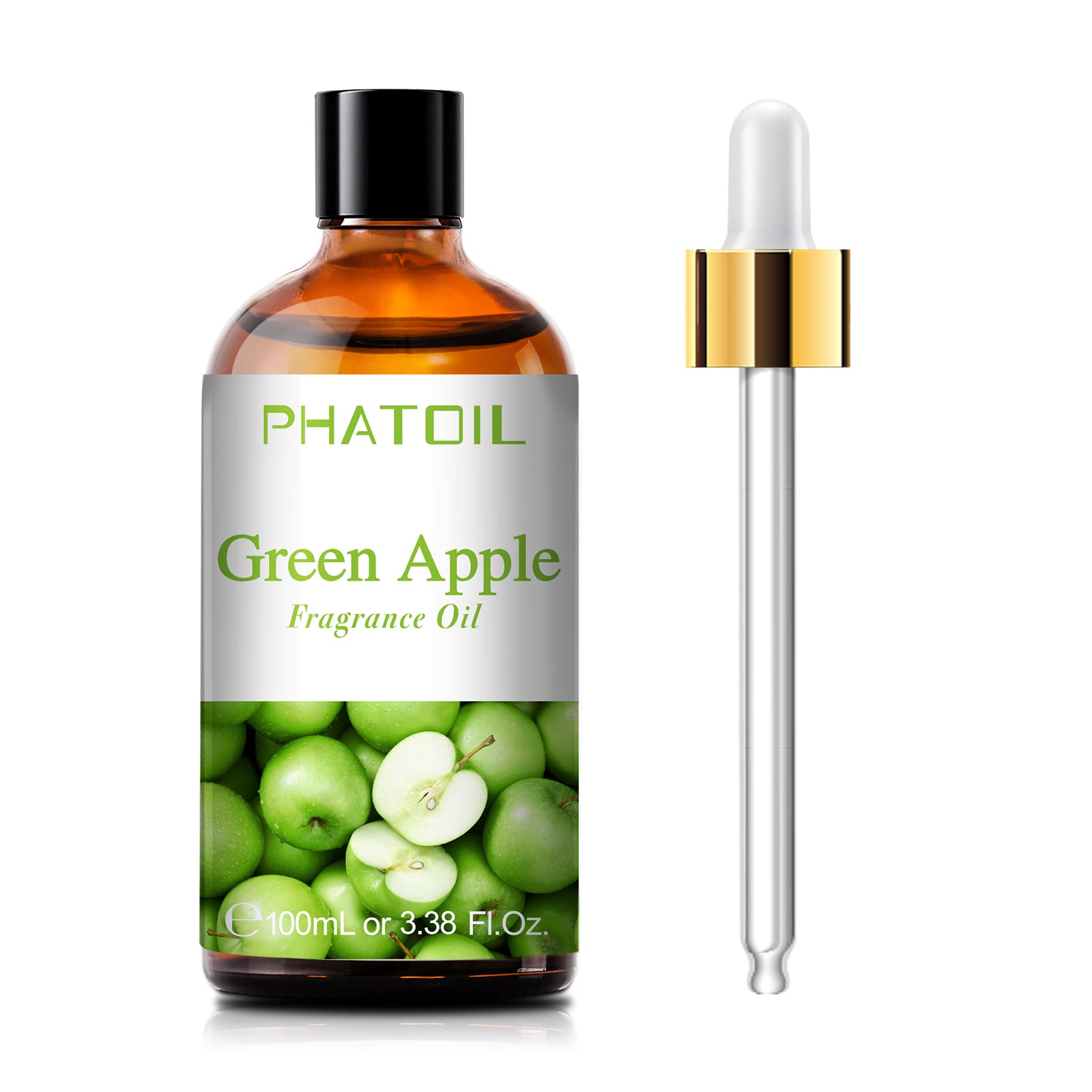 Green Apple Fragrance Oil-3.38Oz-Bottle-PHATOIL