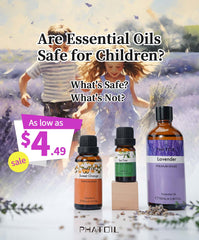 Essential Oils Fit for Kids and Pets, Sweet orange, Chamomile, Lavender, Tea tree, Frankincense, Geranium