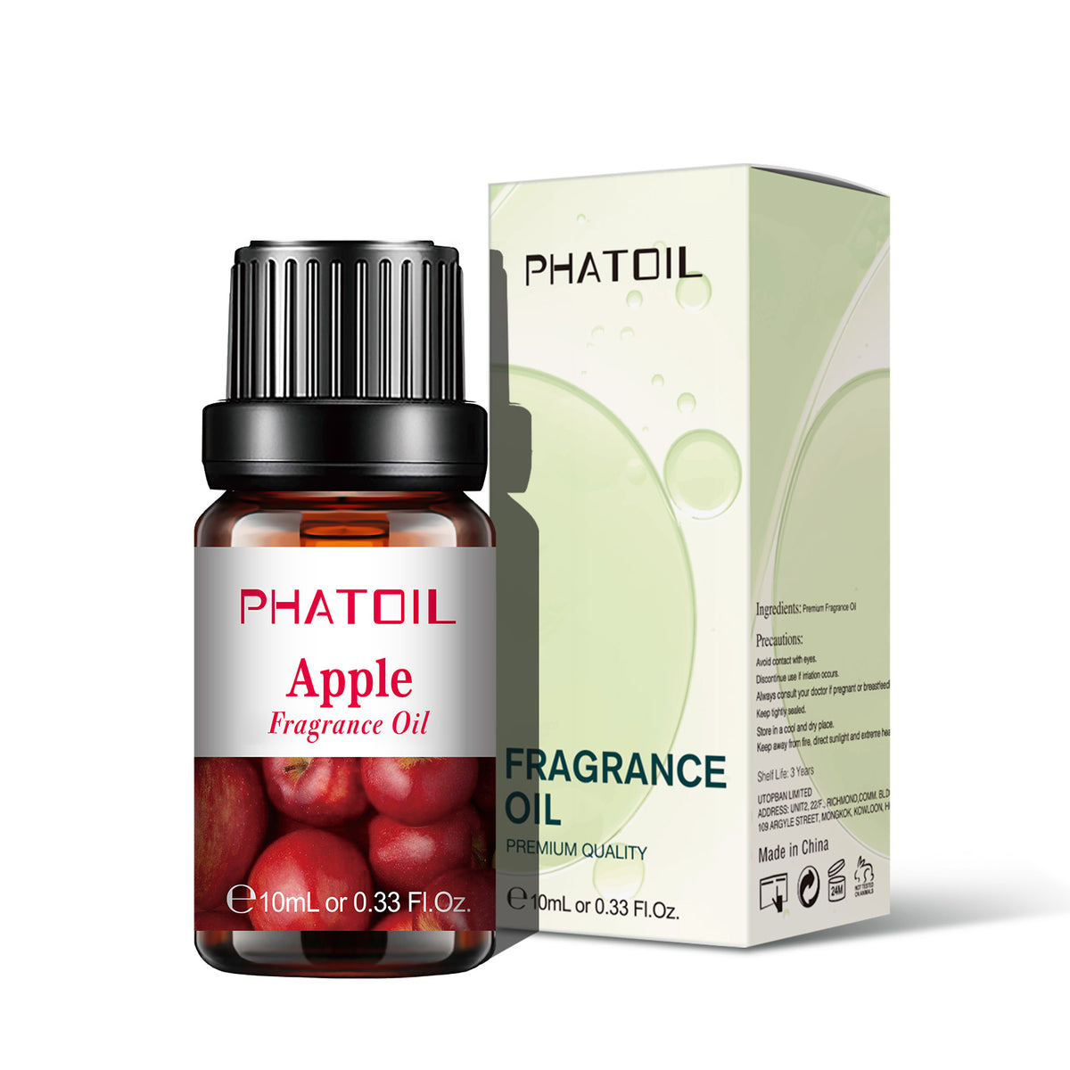 Apple Fragrance Oil-0.33Oz-Package-PHATOIL