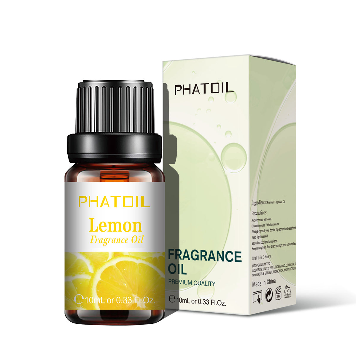 Lemon Fragrance Oil-0.33Oz-Package-PHATOIL