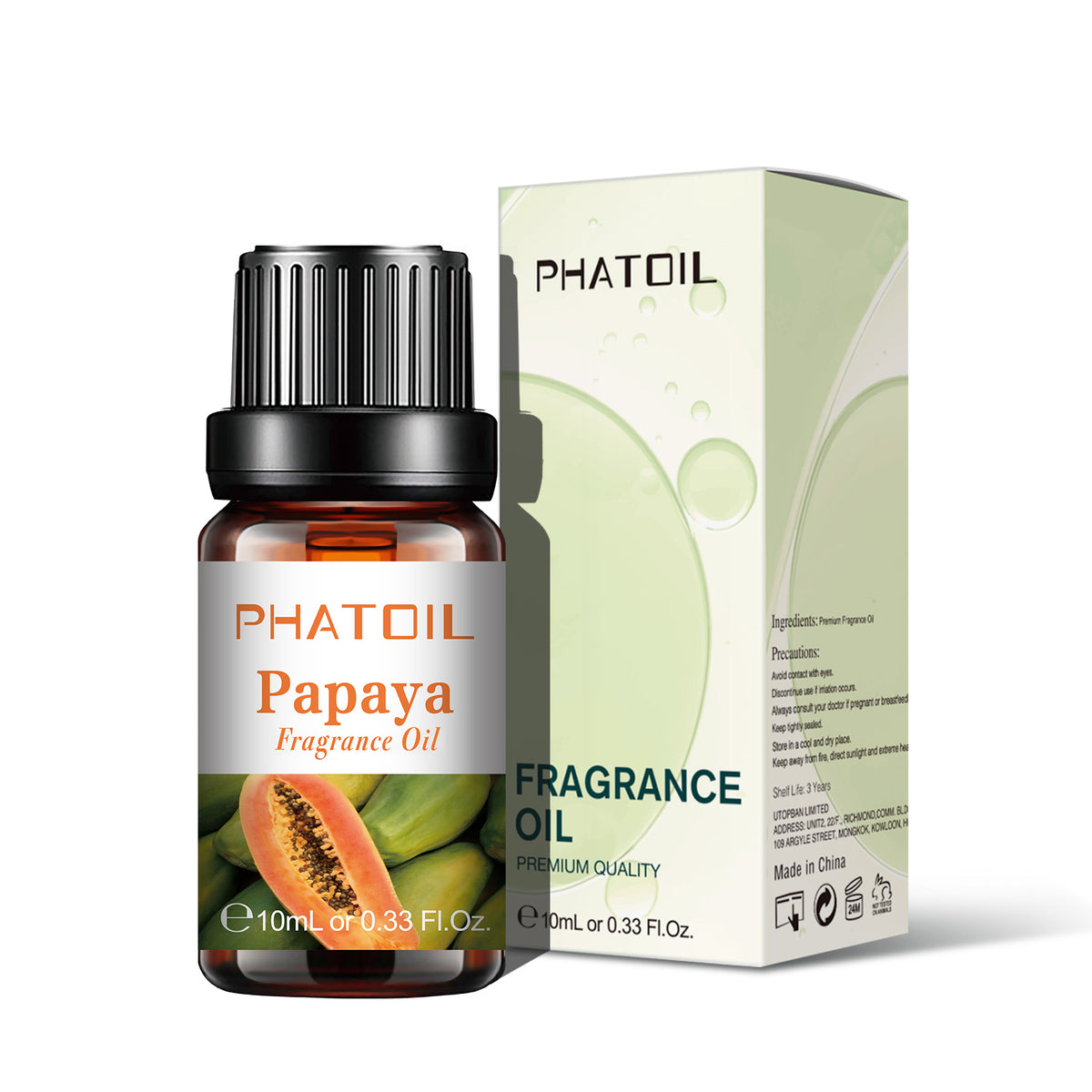 Papaya Fragrance Oil-0.33Oz-Package-PHATOIL
