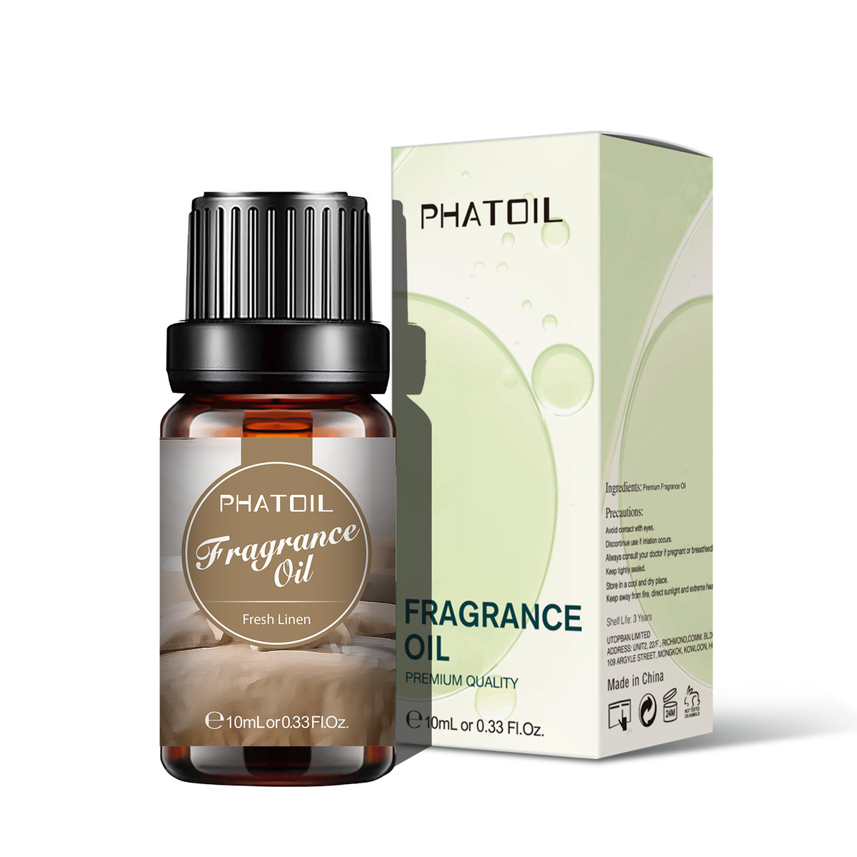 Fresh Linen Fragrance Oil-0.33Oz-Package-PHATOIL