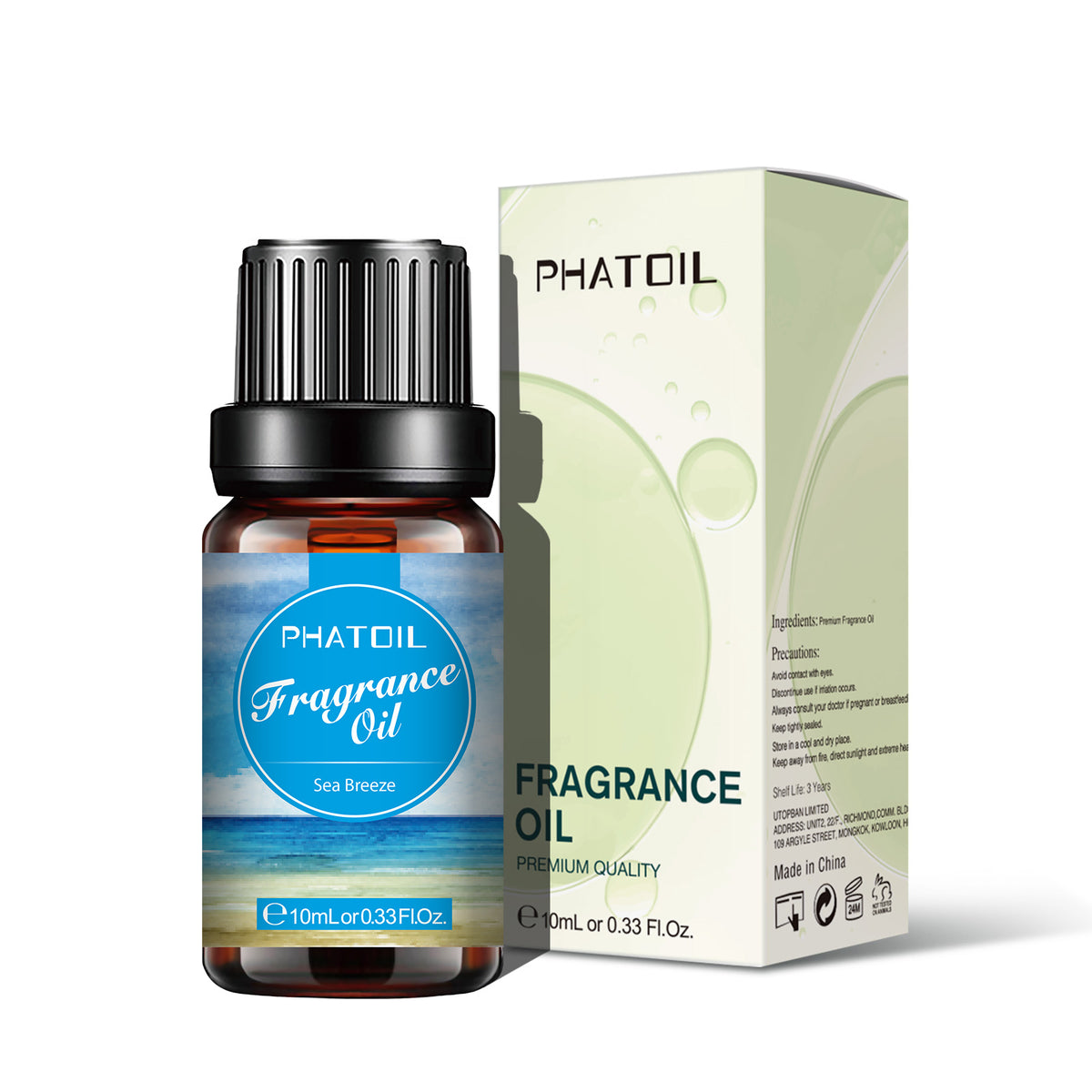 Sea Breeze Fragrance Oil-0.33Oz-Package-PHATOIL