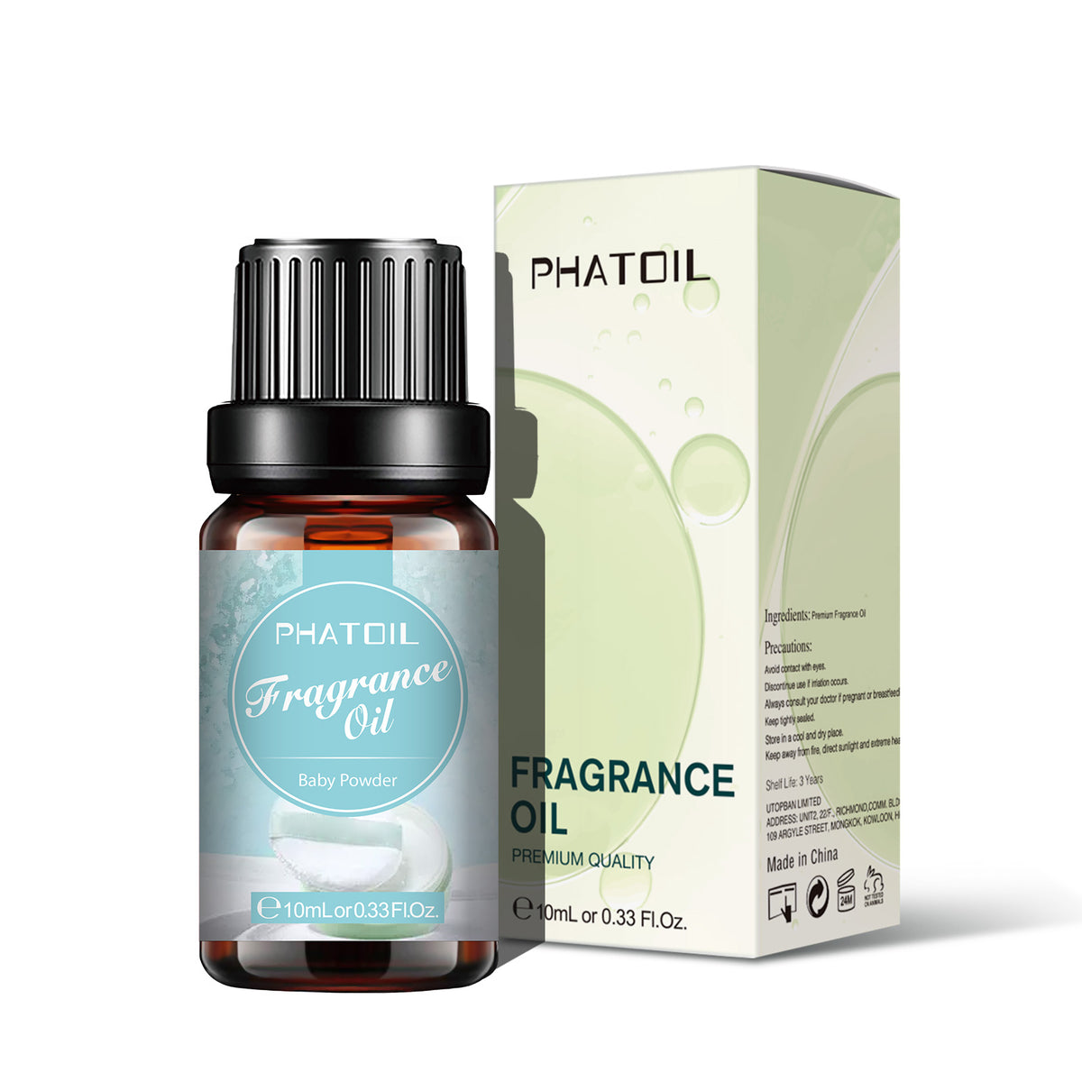 Baby Powder Fragrance Oil-0.33Oz-Package-PHATOIL