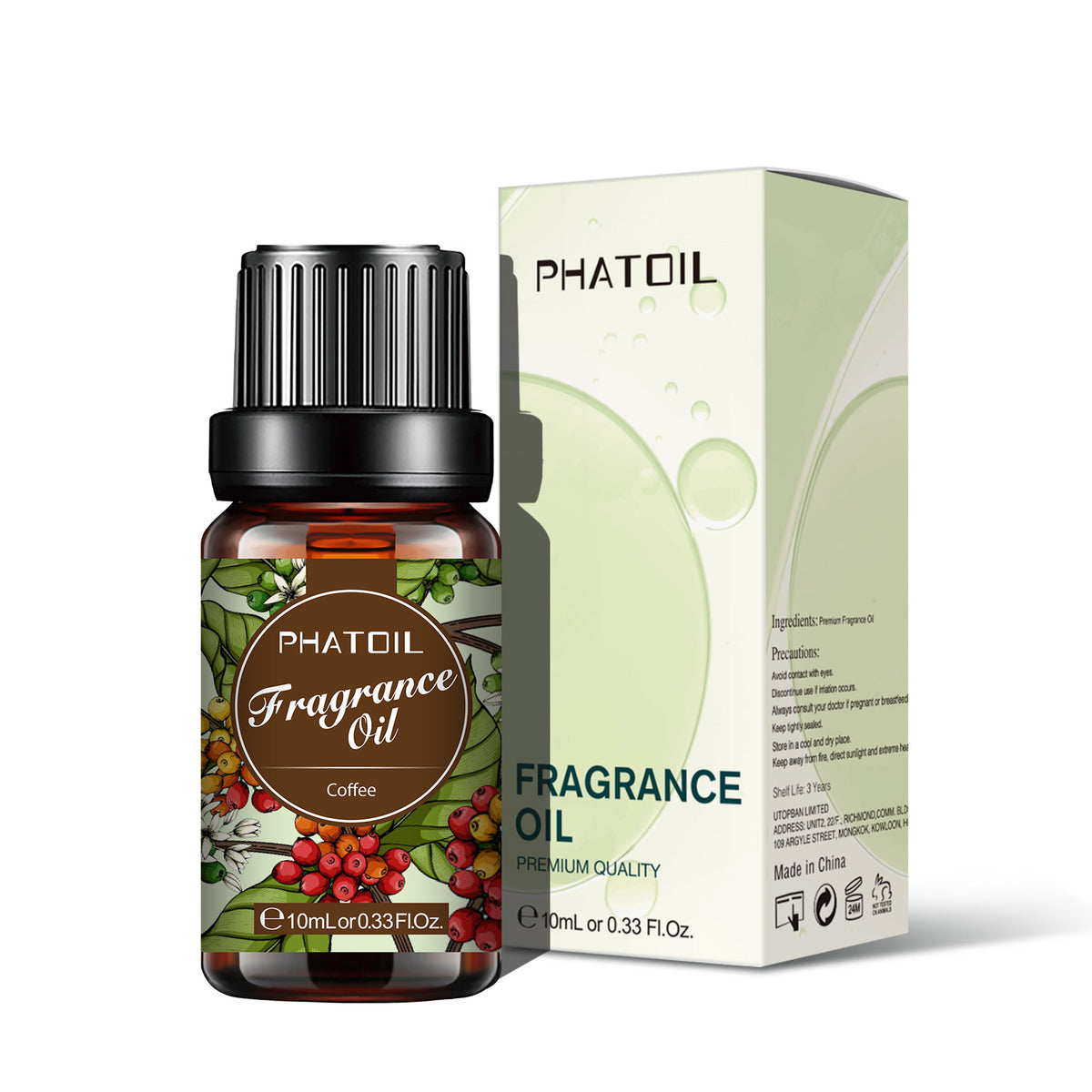 Coffee Fragrance Oil-0.33Oz-Package-PHATOIL