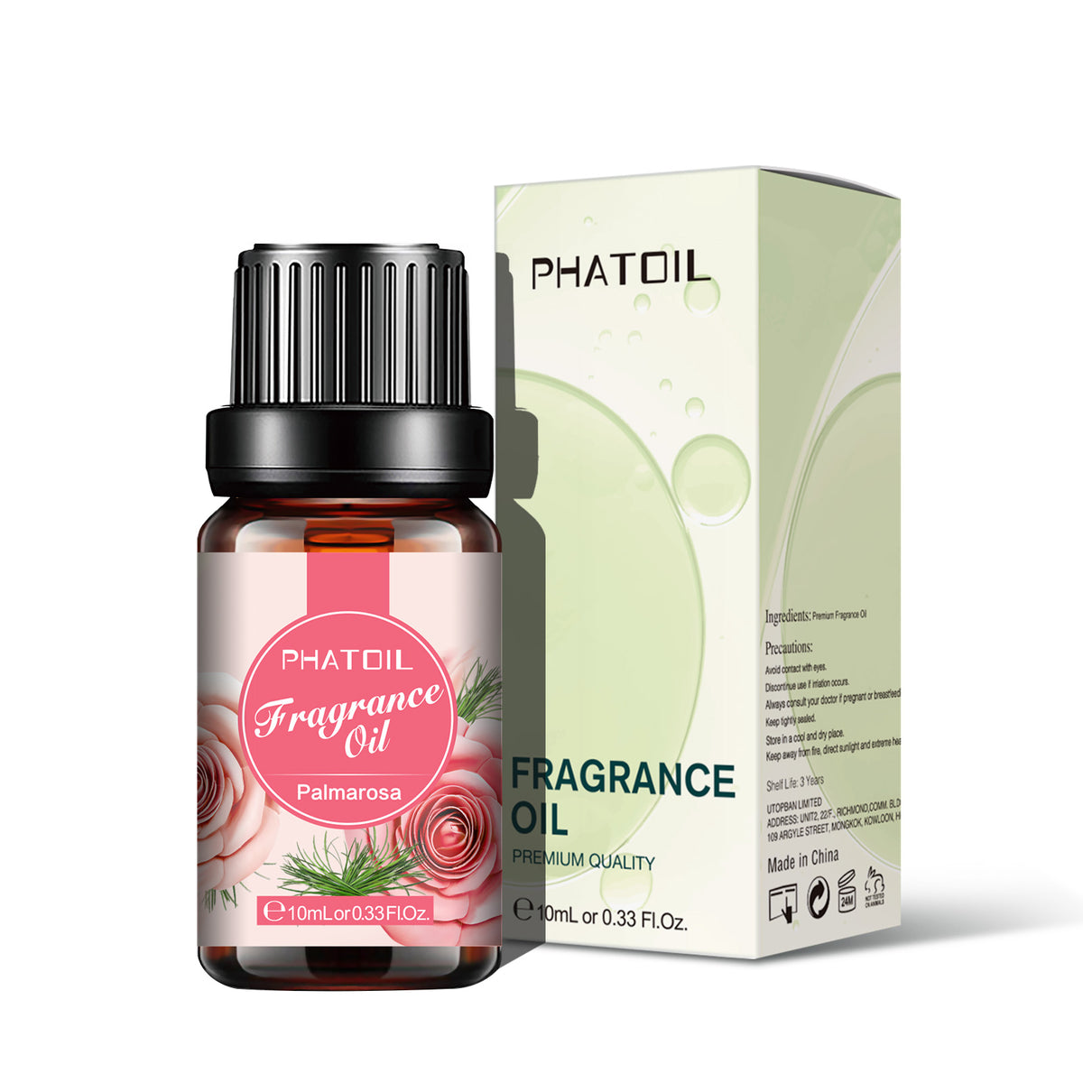 Palmarosa Fragrance Oil-0.33Oz-Package-PHATOIL