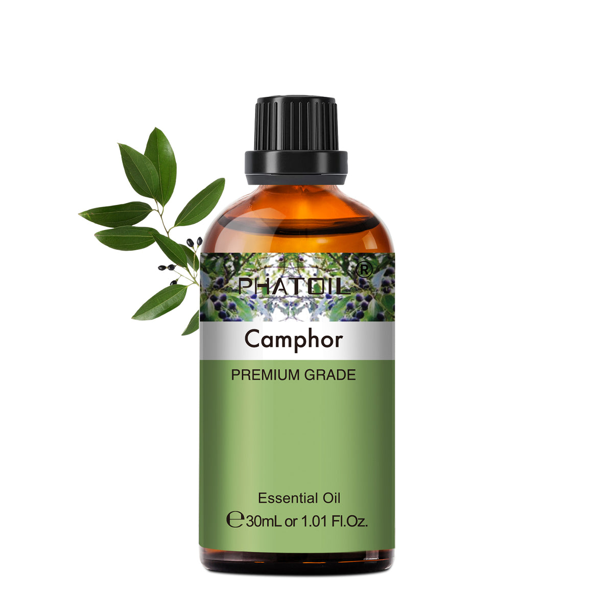 PHATOIL Camphor Essential Oils for Diffusers Humidifier 100% Pure Natural Aromatherapy Massage Bath Sleep Relaxation 30ml/1.01 fl.Oz
