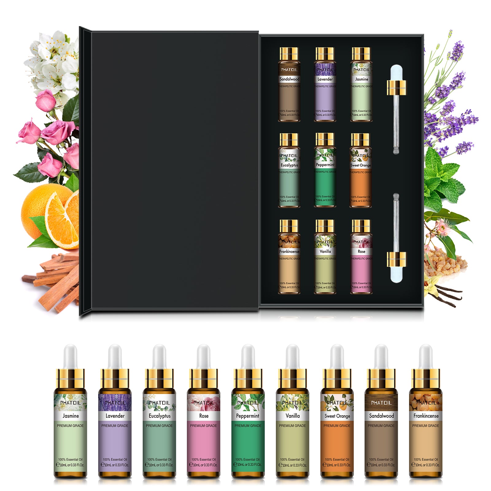 Essential Oil For Diffuser | Essential Oil Gift Set | PHATOIL