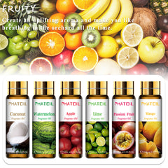 PHATOIL Fruity Fragrance Oils Set - 9 Blends for Diffusers, Home Care(10mL)