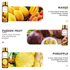 PHATOIL Fruity Fragrance Oils Set - 9 Blends for Diffusers, Home Care(10mL)
