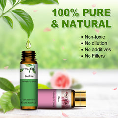 PHATOIL 9pcs Essential Oils Set for Diffusers, Natural Oil for Candle Making, Home Care, Fragrance, Aromatherapy, Humidifiers, Gifts（10ml）