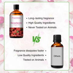 PHATOIL Universal Fragrance Oil, Strawberry, 3.38 fl oz