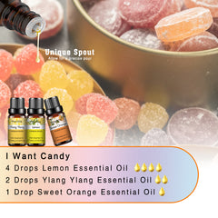 Sweet Recipes Essential Oil Set-6×0.33Oz-Package-PHATOIL