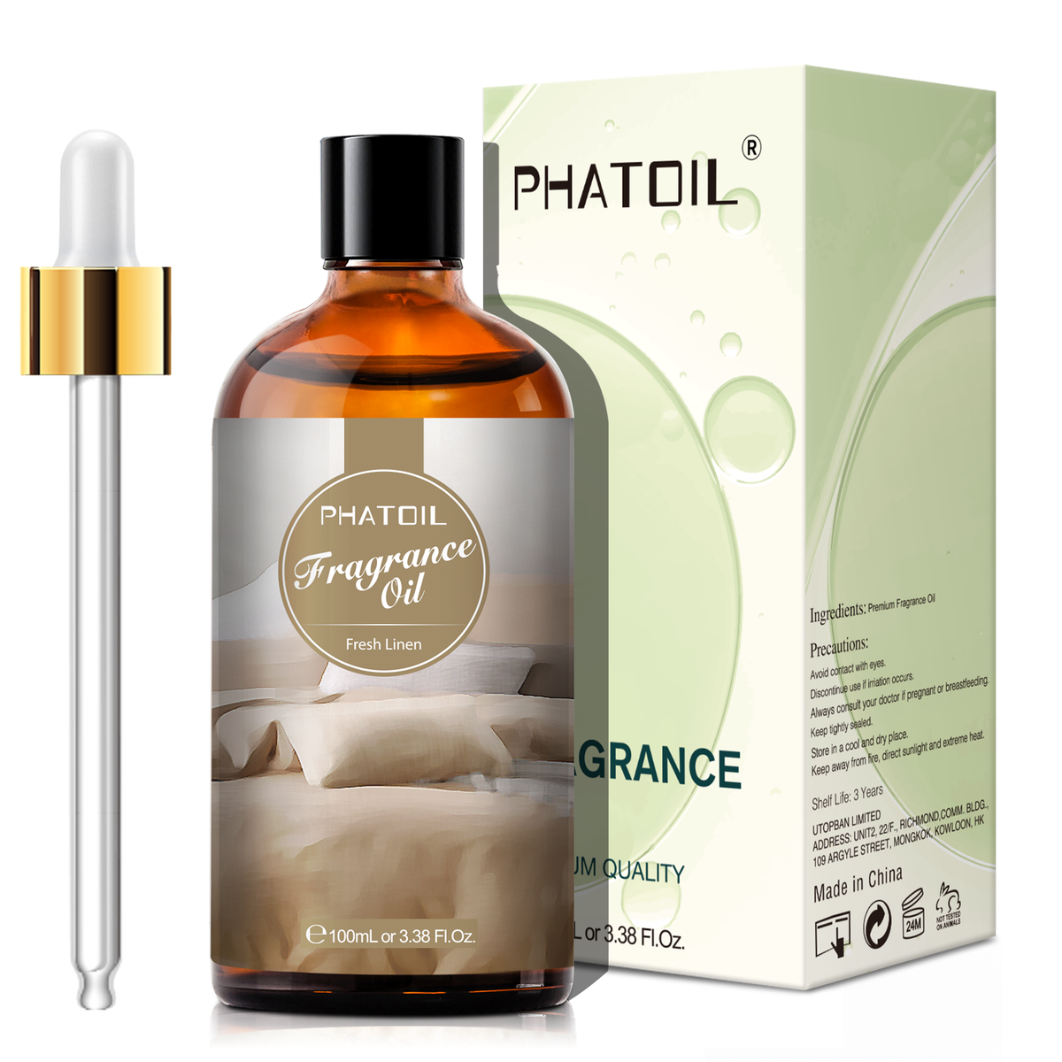Fresh Linen Fragrance Oil-3.38Oz-Package-PHATOIL