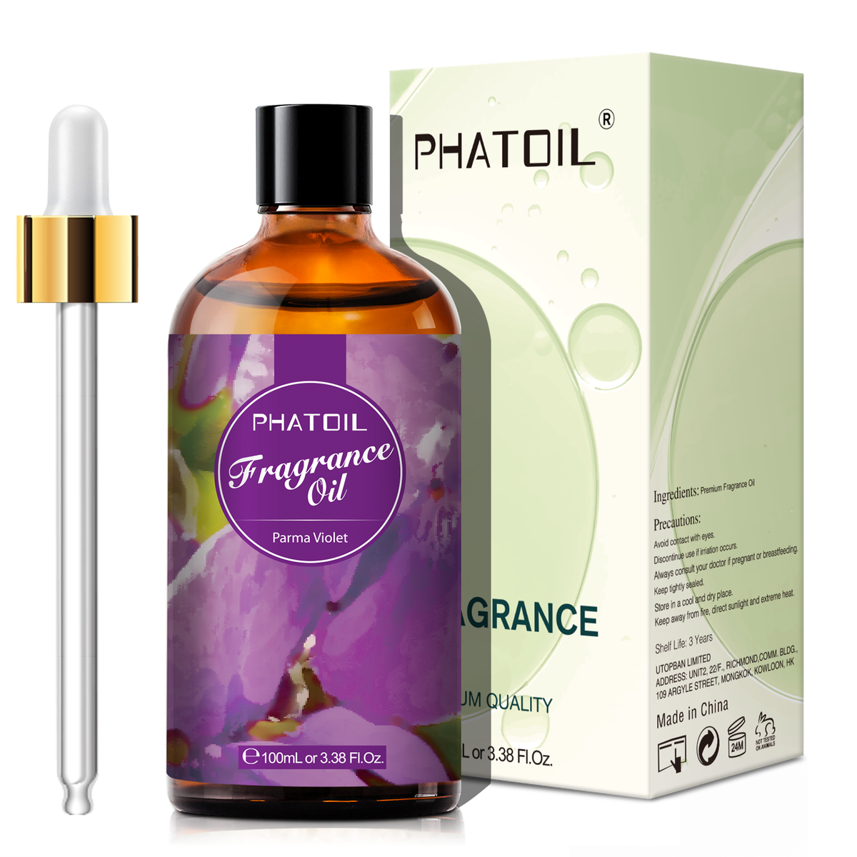 Parma Violet Fragrance Oil-3.38Oz-Package-PHATOIL