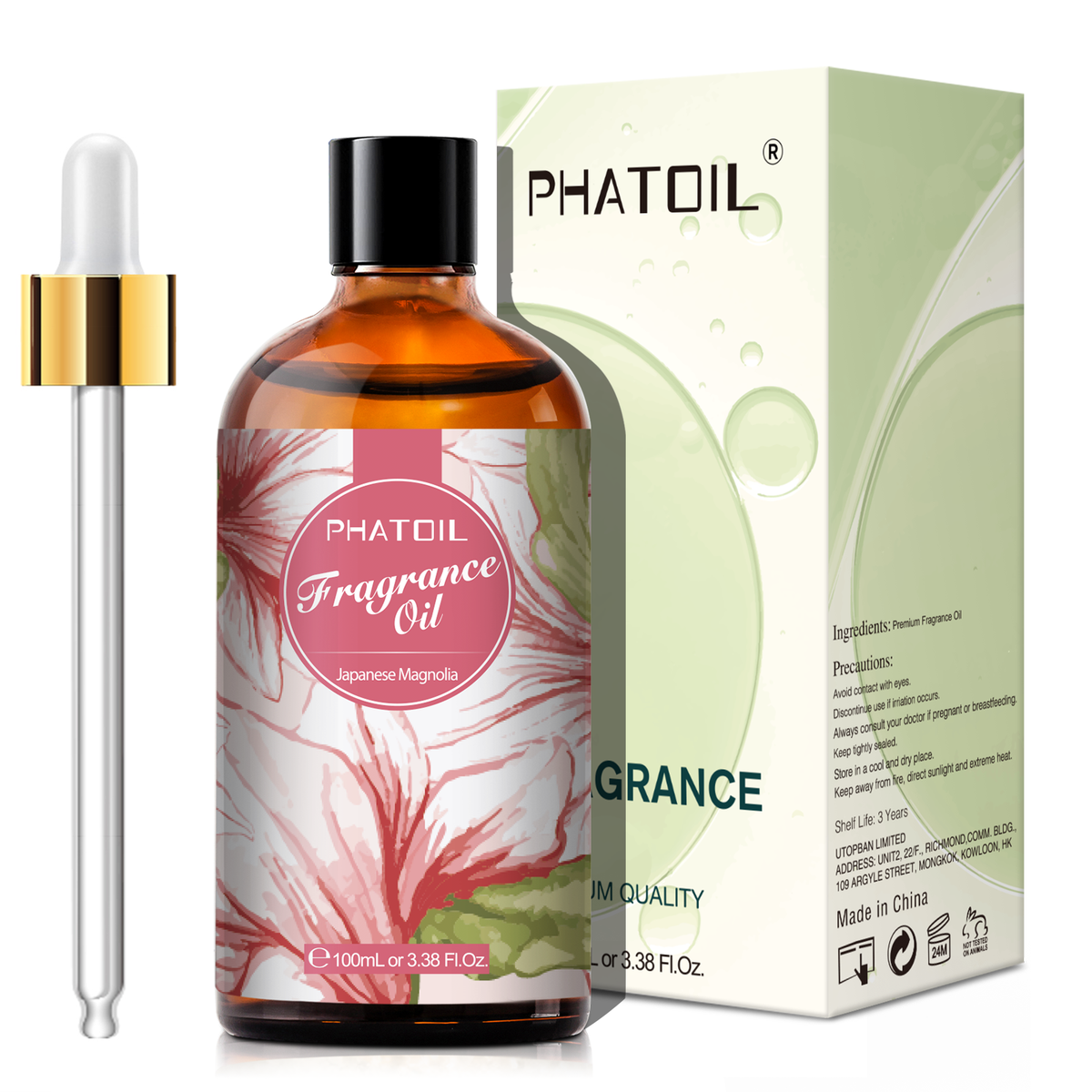 Japanese Magnolia Fragrance Oil-3.38Oz-Package-PHATOIL