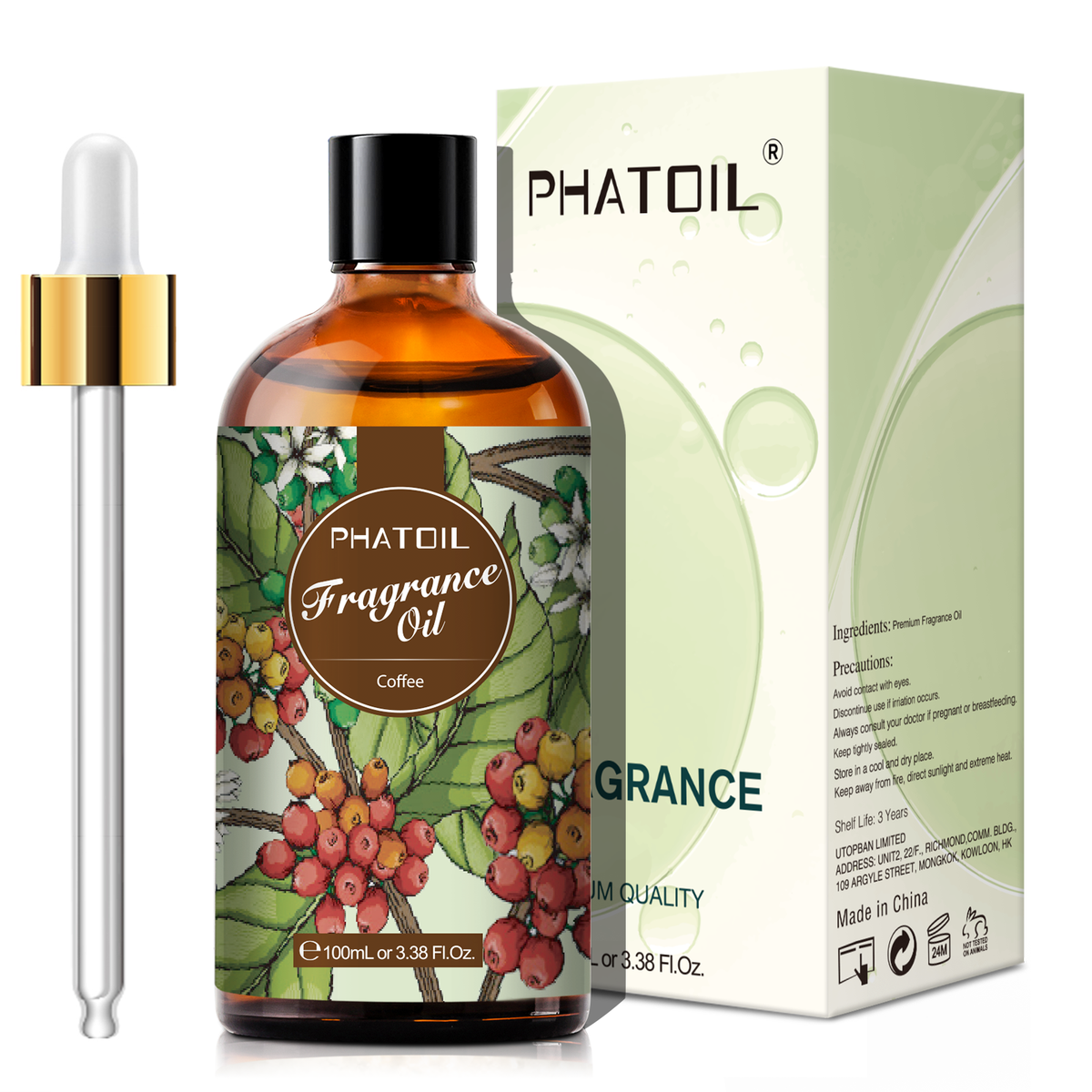 Coffee Fragrance Oil-3.38Oz-Package-PHATOIL