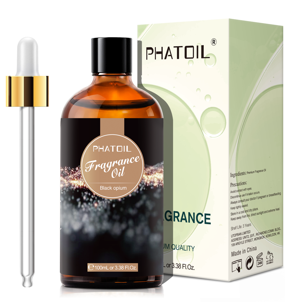 Black Opium Fragrance Oil-3.38Oz-Package-PHATOIL