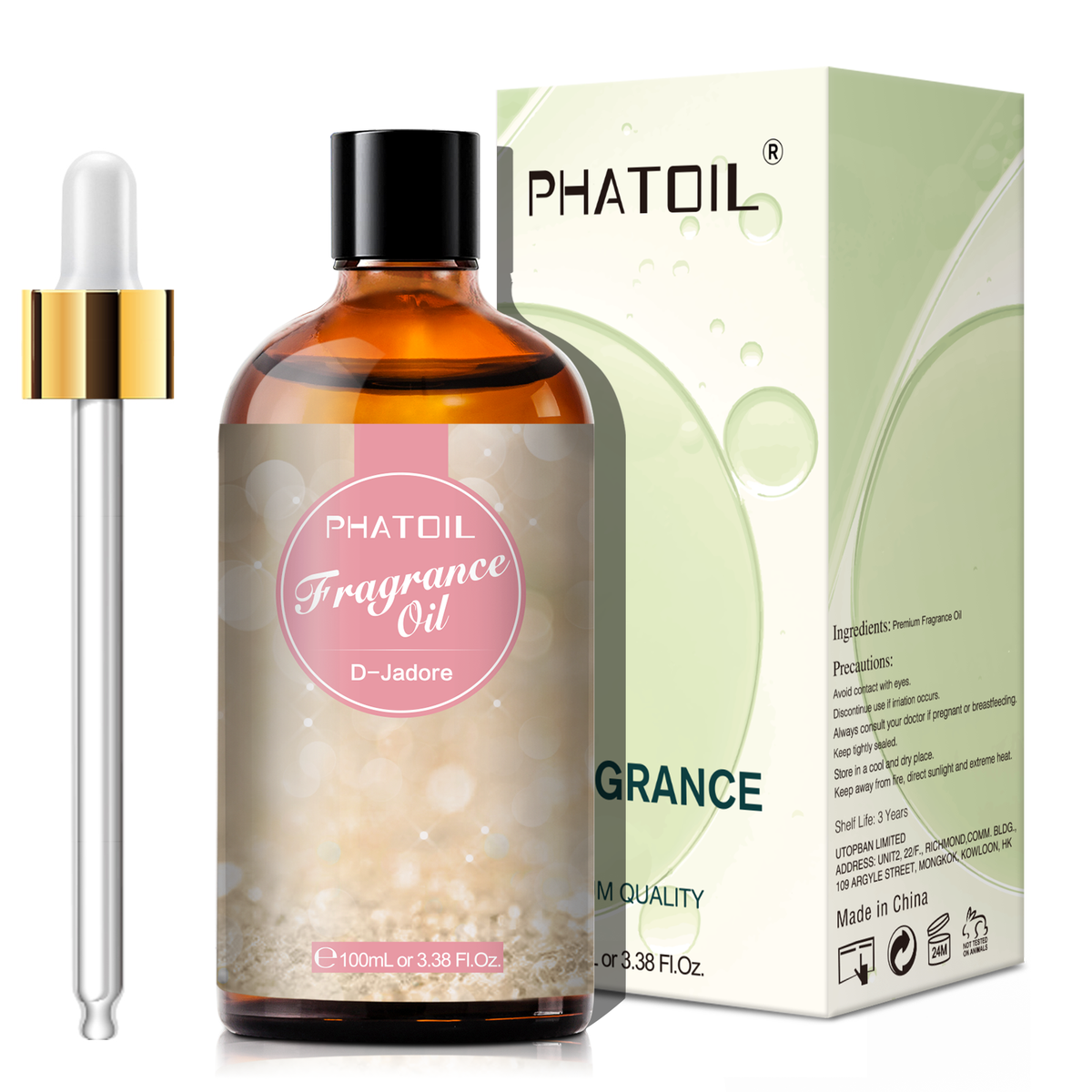 D-Jadore Fragrance Oil-3.38Oz-Package-PHATOIL