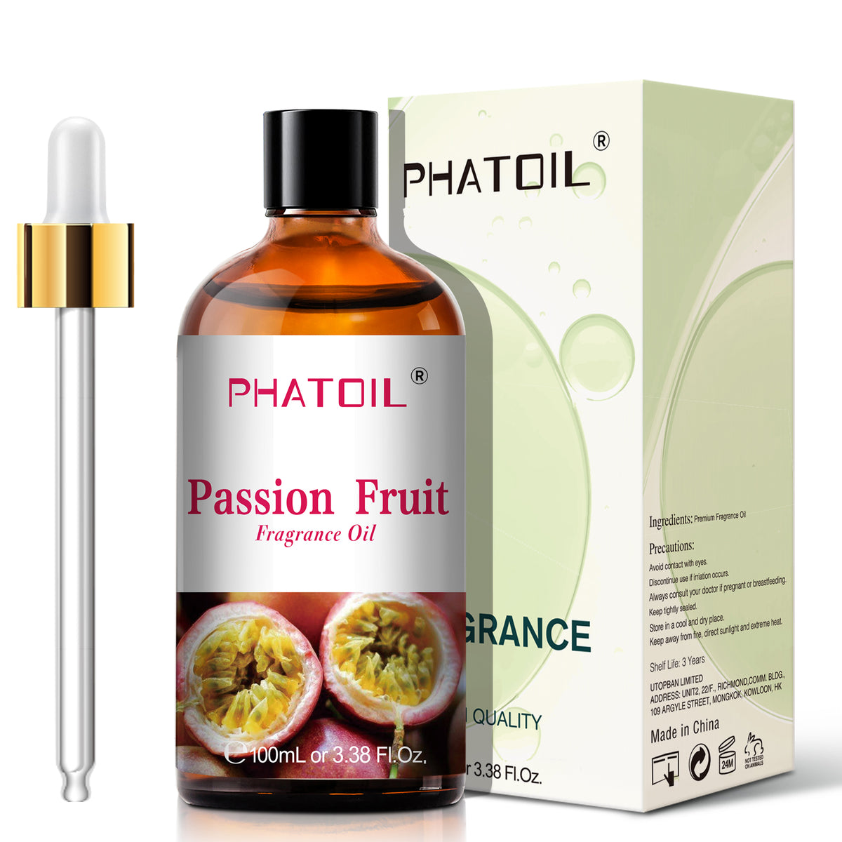 Passion Fruit Fragrance Oil-3.38Oz-Package-PHATOIL