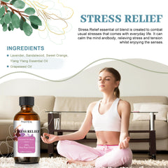 Essential Oil Blend - Stress Relief 2.02Oz (Shipping Day 10-15)