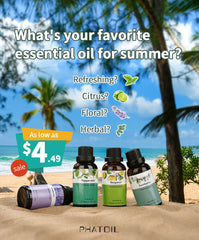 Summer Fresh Essential oils: Peppermint, Bergamot, Lavender, Eucalyptus